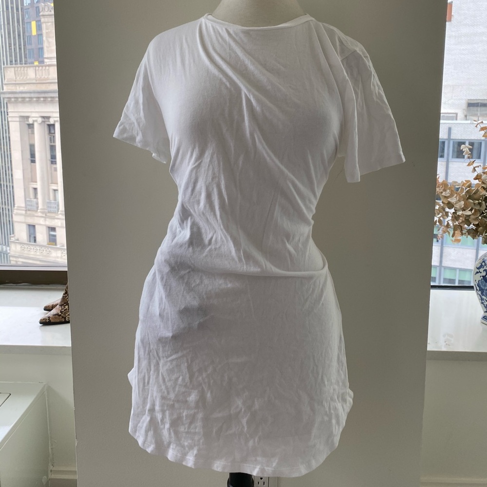 White t-shirt dress